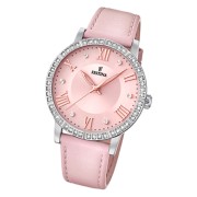 Festina Damen Armbanduhr Boyfriend F20412/2 Quarz Leder altrosa UF20412/2