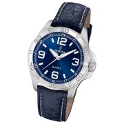 Festina Herrenuhr Klassik Armbanduhr Leder blau UF20444/2