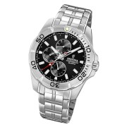 Festina Herren Armbanduhr Multifunktion F20445/3 Edelstahl silber UF20445/3