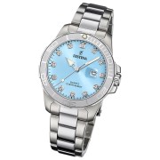 Festina Damenuhr Edelstahl silber Festina Boyfriend Armbanduhr UF20503/5