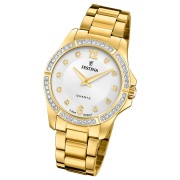 Festina Damenuhr Edelstahl gold Festina Mademoiselle Armbanduhr UF20596/1