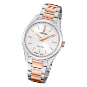 Festina Damenuhr Mademoiselle Armbanduhr Edelstahl silber rosé UF20620/1