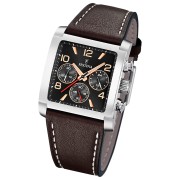 Festina Herrenuhr Timeless Chronograph Armbanduhr Leder dunkelbraun UF20653/4