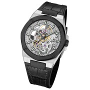 Festina Herrenuhr Automatik Armbanduhr Leder schwarz UF22009/1