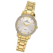 Girl Only GO Damen Armbanduhr Mademoiselle Quarz-Uhr Edelstahl gold UGO695299