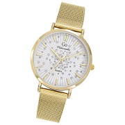Girl Only GO Damen Armbanduhr Mademoiselle Quarz-Uhr Edelstahl gold UGO695637