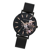 Girl Only GO Damenuhr Analog Quarzuhr mit Edelstahlarmband schwarz UGO695912