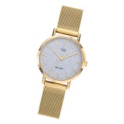 Girl Only GO Damenuhr Analog Quarzuhr mit Edelstahlarmband gold UGO695940