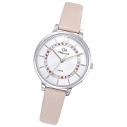 Girl Only GO Damenuhr Analog Quarzuhr mit Lederarmband rosa UGO697171
