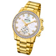 Jaguar Damenuhr Edelstahl gold Jaguar Connected Armbanduhr UJ983/1