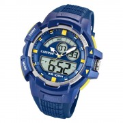 Calypso Herren Armbanduhr Street Style K5767/2 Quarz-Uhr PU blau UK5767/2
