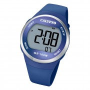 Calypso Herren Jugend Armbanduhr K5786/3 Digital Kunststoff blau UK5786/3