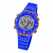 Calypso Damen Herren Armbanduhr Sport K5801/3 Digital Kunststoff blau UK5801/3