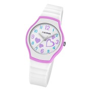 Calypso Jugend Armbanduhr Junior K5806/1 Analog Kunststoff weiß UK5806/1