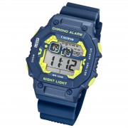 Calypso Herrenuhr Kautschuk blau Calypso Digital Armbanduhr UK5840/4