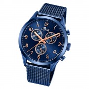 LOTUS Herren Armbanduhr Minimalist 18638/1 Quarz Edelstahl blau UL18638/1