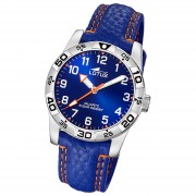 Lotus Jugenduhr Junior Armbanduhr Leder blau UL18665/2