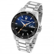 Maserati Herren Armbanduhr SFIDA Analog Edelstahl UMAR8853140001