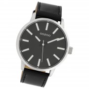 Oozoo Damen Armbanduhr Timepieces Analog Leder schwarz UOC10034