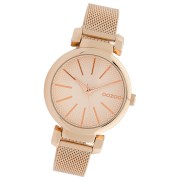 Oozoo Damen Armbanduhr Timepieces Analog Metall rosegold UOC10129