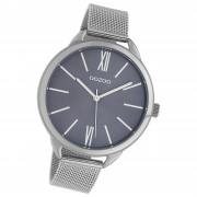 Oozoo Unisex Armbanduhr Timepieces Analog Metall silber UOC10137