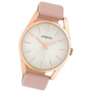 Oozoo Damen Armbanduhr Timepieces Analog Leder pink UOC10221