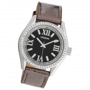 Oozoo Damen Armbanduhr Timepieces Analog Leder braun UOC10267