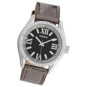 Oozoo Damen Armbanduhr Timepieces Analog Leder braun UOC10267