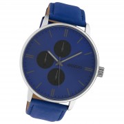 Oozoo Damen Armbanduhr Timepieces Analog Leder blau UOC10310