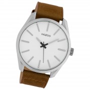 Oozoo Unisex Armbanduhr Timepieces Analog Leder braun UOC10320