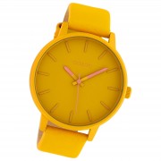 Oozoo Damen Armbanduhr Timepieces Analog Leder gelb UOC10380