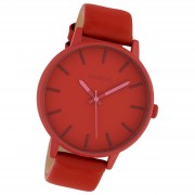 Oozoo Damen Armbanduhr Timepieces Analog Leder rot UOC10381