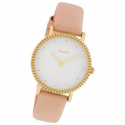 Oozoo Damen Armbanduhr Timepieces Analog Leder rosa UOC10421