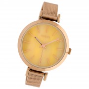 Oozoo Damen Armbanduhr Timepieces Analog Metall rosegold UOC10470