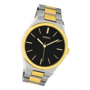 Oozoo Herren Damen Armbanduhr Timepieces C10522 Edelstahl silber gold UOC10522