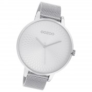 Oozoo Unisex Armbanduhr Timepieces Analog Metall silber UOC10550