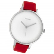Oozoo Damen Armbanduhr Timepieces Analog Leder rot UOC10570