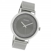 Oozoo Damen Armbanduhr Timepieces Analog Metall silber UOC10625