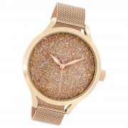 Oozoo Damen Armbanduhr Timepieces Analog Metall rosegold UOC10653