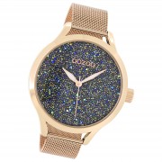Oozoo Damen Armbanduhr Timepieces Analog Metall rosegold UOC10654