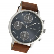 Oozoo Unisex Armbanduhr Timepieces Analog Leder braun UOC10665