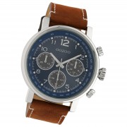 Oozoo Unisex Armbanduhr Timepieces Analog Leder braun UOC10671