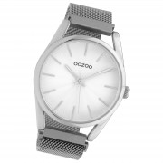 Oozoo Unisex Armbanduhr Timepieces Analog Metall silber UOC10693