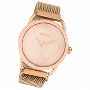 Oozoo Damen Armbanduhr Timepieces Analog Metall rosegold UOC10697