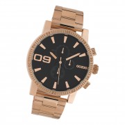 Oozoo Herren Armbanduhr Timepieces C10708 Analog Edelstahl roségold UOC10708