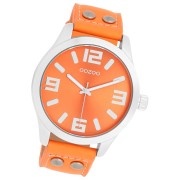 Oozoo Damen Armbanduhr Timepieces Analog Leder orange UOC1072A