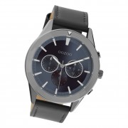 Oozoo Herren Armbanduhr Timepieces C10803 Analog Leder schwarz UOC10803
