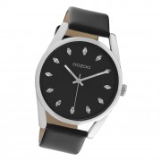 Oozoo Damen Armbanduhr Timepieces C10818 Analog Leder schwarz UOC10818