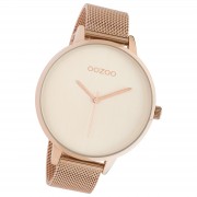 Oozoo Damen Armbanduhr Timepieces Analog Metall rosegold UOC10864
