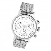 Oozoo Unisex Armbanduhr Timepieces C10900 Analog Edelstahl silber UOC10900